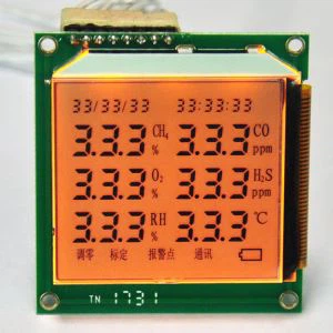Digital Segment LCD Orange Backlight