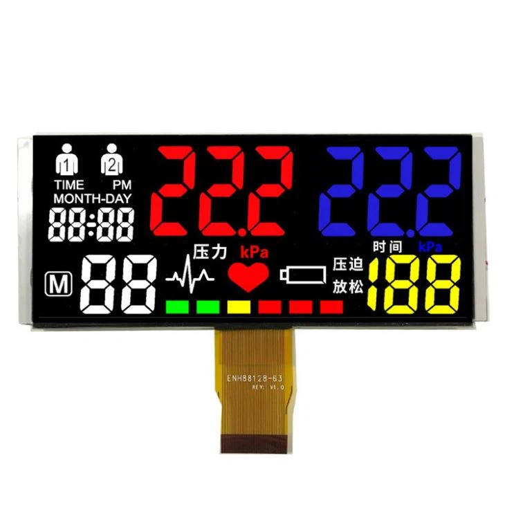 Custom BTN Segment LCD Print Color