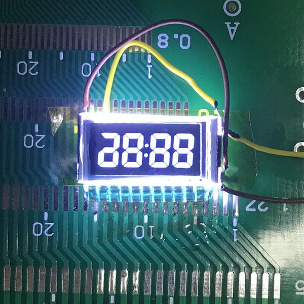Bardzo mały czarny wyświetlacz LCD